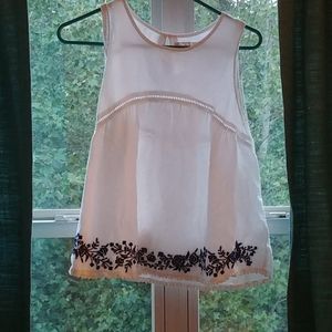 So peasant style tank top